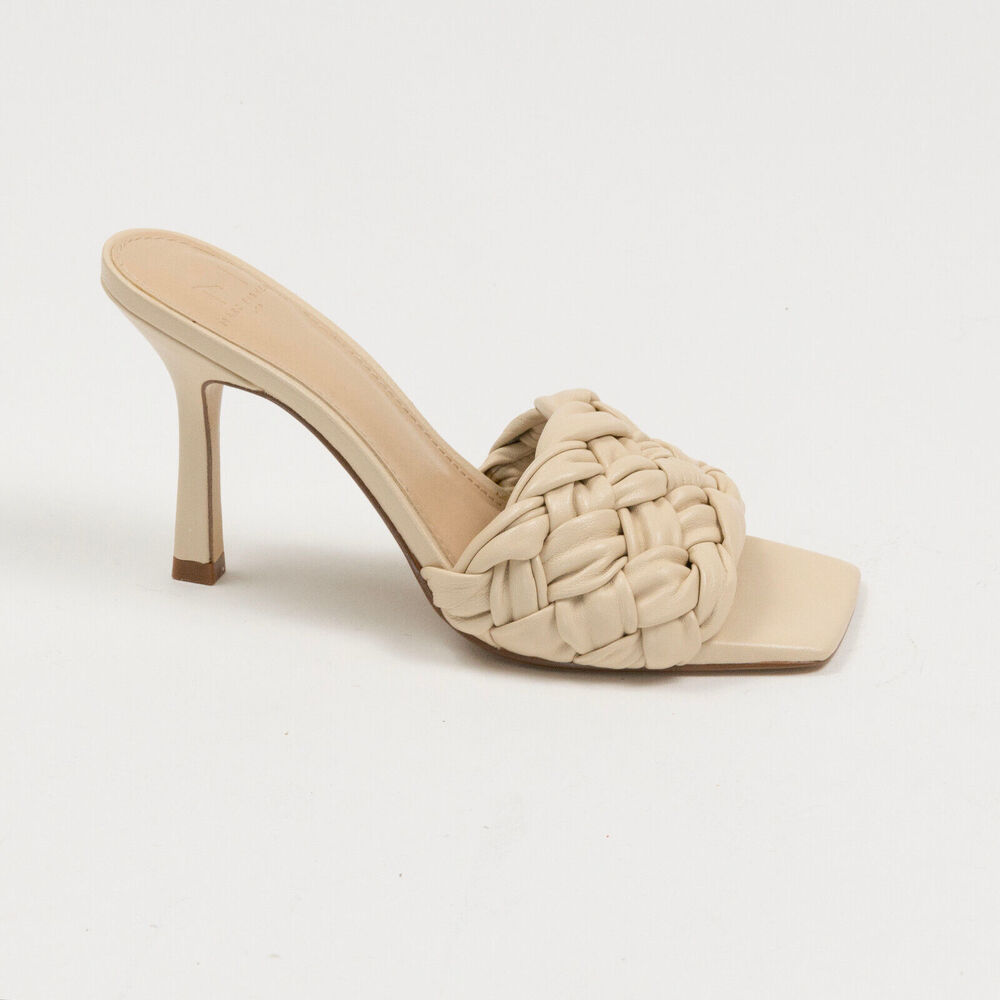 Marc Fisher LTD Women Draya Heeled Sandal Light Natural Size 7 240303